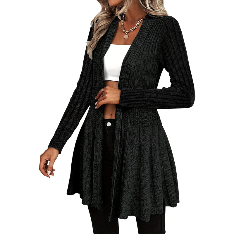 🌸🧥Neuheiten – Eleganter offener Cardigan mit Stricktextur – Weicher Komfort & vielseitiger Stil für jeden Anlass-10