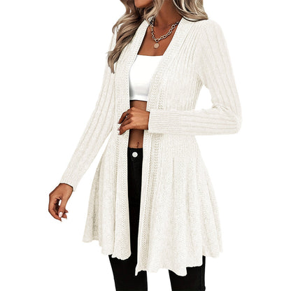 🌸🧥Neuheiten – Eleganter offener Cardigan mit Stricktextur – Weicher Komfort & vielseitiger Stil für jeden Anlass-9