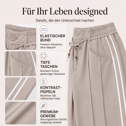 📢📢50%Rabatt!!!🎉✨Weite Damen-Hose mit Kordelzug-1