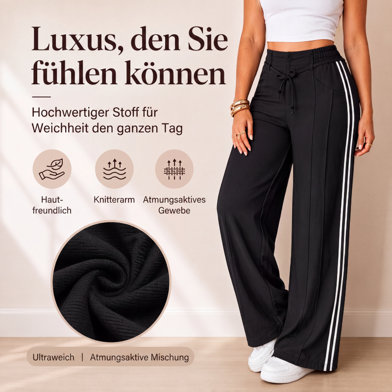📢📢50%Rabatt!!!🎉✨Weite Damen-Hose mit Kordelzug-3