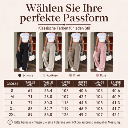 📢📢50%Rabatt!!!🎉✨Weite Damen-Hose mit Kordelzug-7