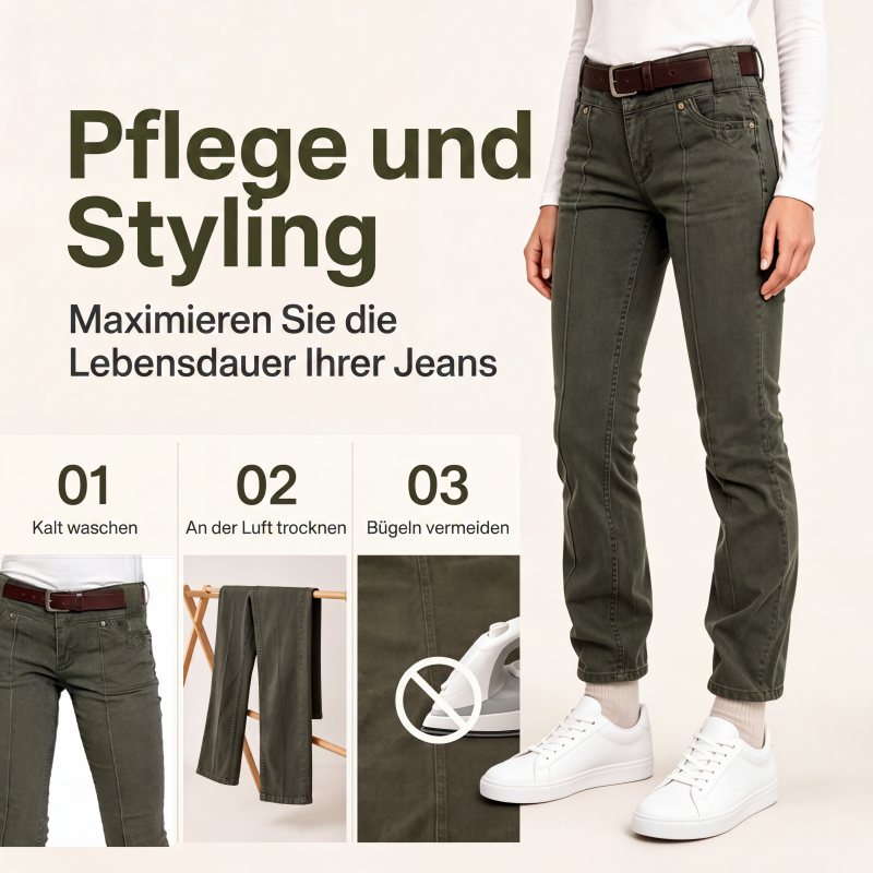 📢📢50%Rabatt!!!🎉✨Schicke, dehnbare Slim-Fit-Jeans für Damen-5