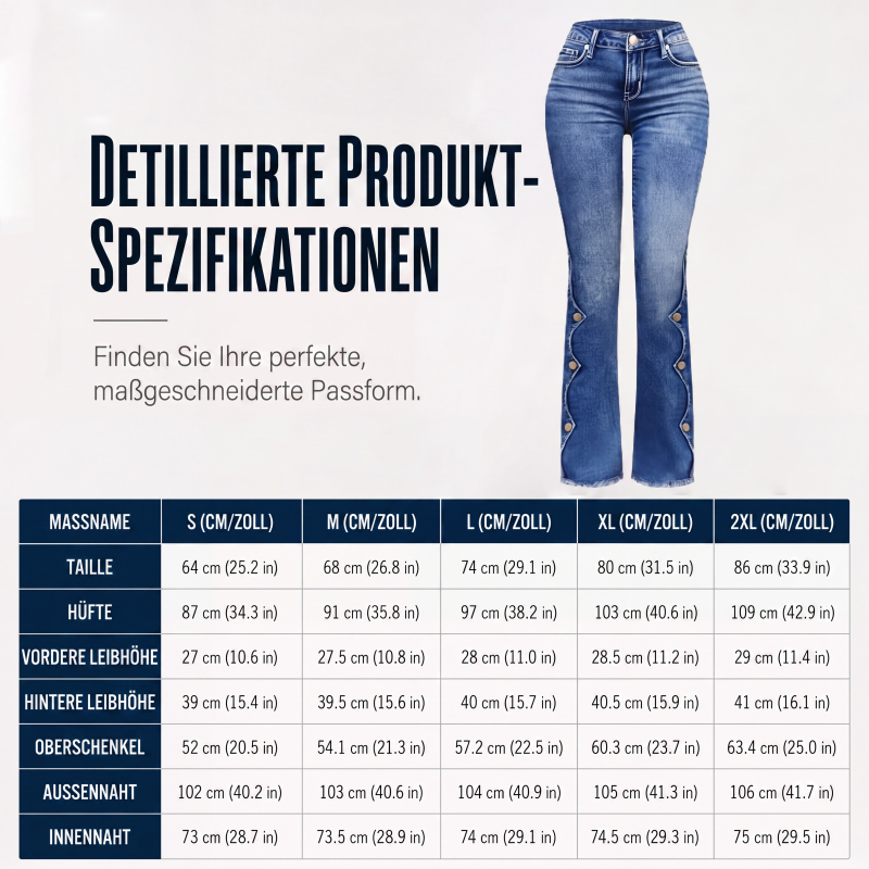 💎✨ Bestseller – Jeans mit Wellenknöpfen – perfekt für den urbanen Look-5