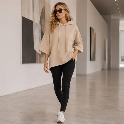 📢📢50%Rabatt!!!🎉✨Weites Hoodie mit weiten Ärmeln für Damen, legeres Sweatshirt-6