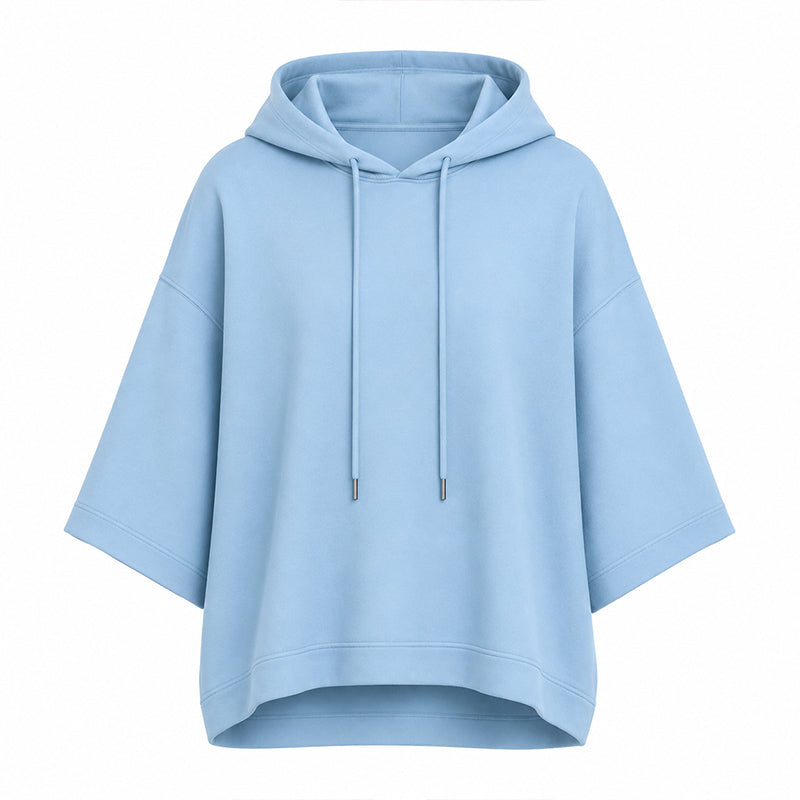 📢📢50%Rabatt!!!🎉✨Weites Hoodie mit weiten Ärmeln für Damen, legeres Sweatshirt-9