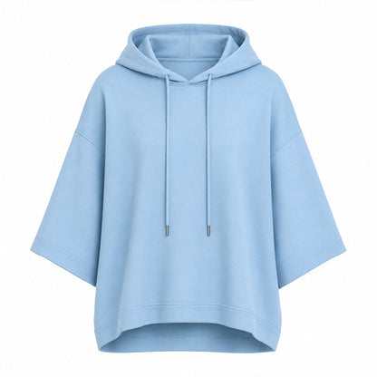 📢📢50%Rabatt!!!🎉✨Weites Hoodie mit weiten Ärmeln für Damen, legeres Sweatshirt-9