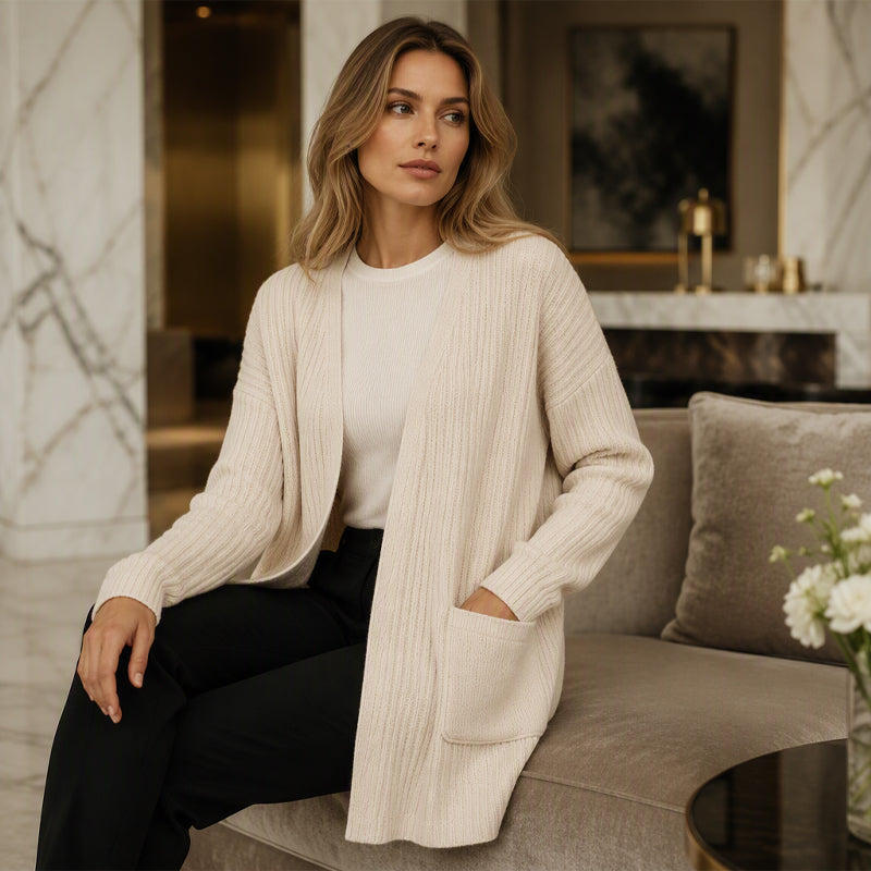 📢📢50%Rabatt!!!🎉✨Gerippte Strickjacke für Damen-7