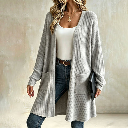 📢📢50%Rabatt!!!🎉✨Gerippte Strickjacke für Damen-9