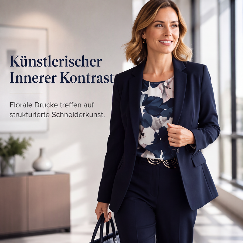 📢📢50%Rabatt!!!🎉🏆 Verkaufsschlager – jetzt halber Preis! Damen 3-teiliges Anzug-Set: Blazer, Oberteil und Hose-3