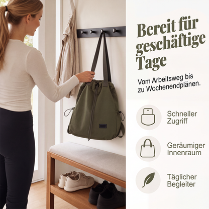 📢📢50%Rabatt!!!🎉✨Großes Damen-Tote-Rucksack mit Kordelzug-1