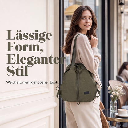 📢📢50%Rabatt!!!🎉✨Großes Damen-Tote-Rucksack mit Kordelzug-4