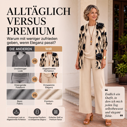 📢📢50%Rabatt!!!🎉✨Elegantes bedrucktes 3-teiliges Set für Damen-3
