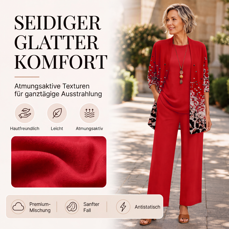 📢📢50%Rabatt!!!🎉✨Elegantes bedrucktes 3-teiliges Set für Damen-4