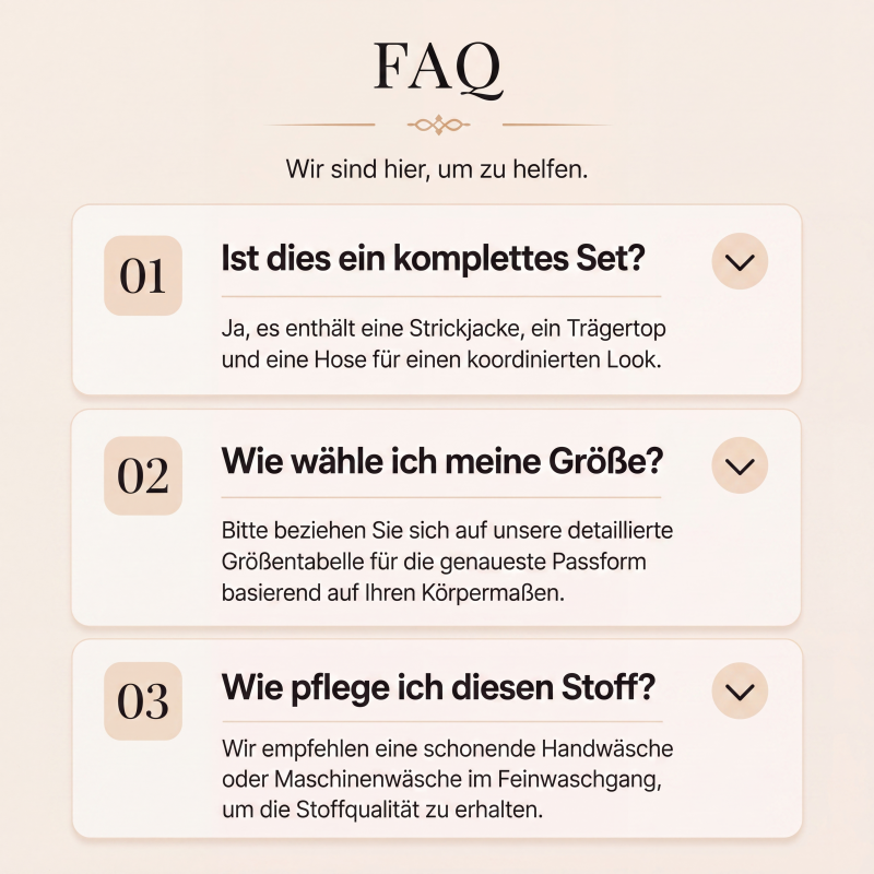 📢📢50%Rabatt!!!🎉✨Elegantes bedrucktes 3-teiliges Set für Damen-7