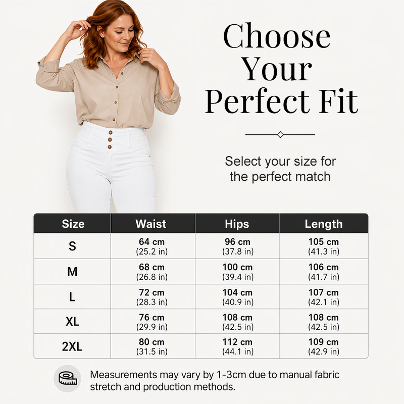 📢📢50%Rabatt!!!🎉🏃‍♀️ Es wird im Akkord weggeschnappt – zögern Sie nicht! Damen Stretch Hochbund Skinny Hose-2