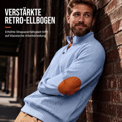 🌙 Heute um Mitternacht vorbei – verpassen Sie es nicht, sonst warten Sie ein Jahr! Legeres, lockeres Jacquard-Sweatshirt für Herren-2