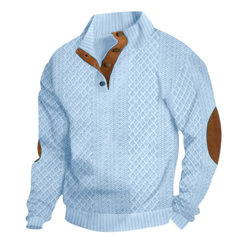 🌙 Heute um Mitternacht vorbei – verpassen Sie es nicht, sonst warten Sie ein Jahr! Legeres, lockeres Jacquard-Sweatshirt für Herren-11