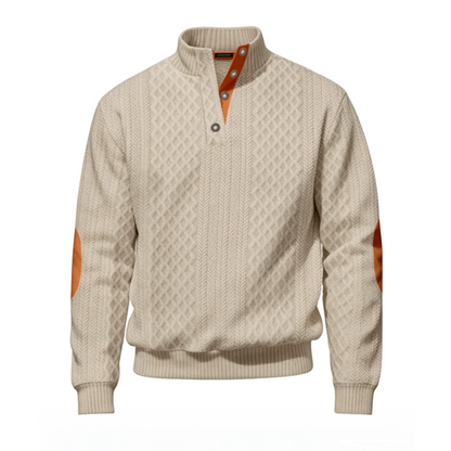 🌙 Heute um Mitternacht vorbei – verpassen Sie es nicht, sonst warten Sie ein Jahr! Legeres, lockeres Jacquard-Sweatshirt für Herren-16