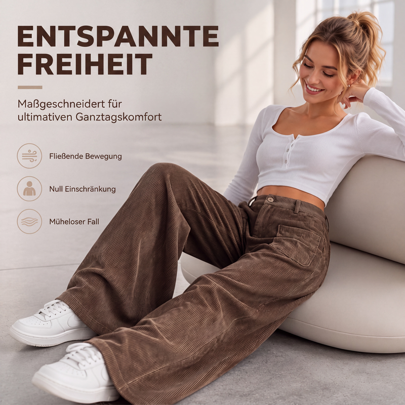 📢📢50%Rabatt!!!🎉✨Lässige Weithosen mit entspannter Passform für Damen-1