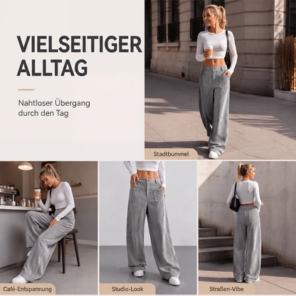 📢📢50%Rabatt!!!🎉✨Lässige Weithosen mit entspannter Passform für Damen-3