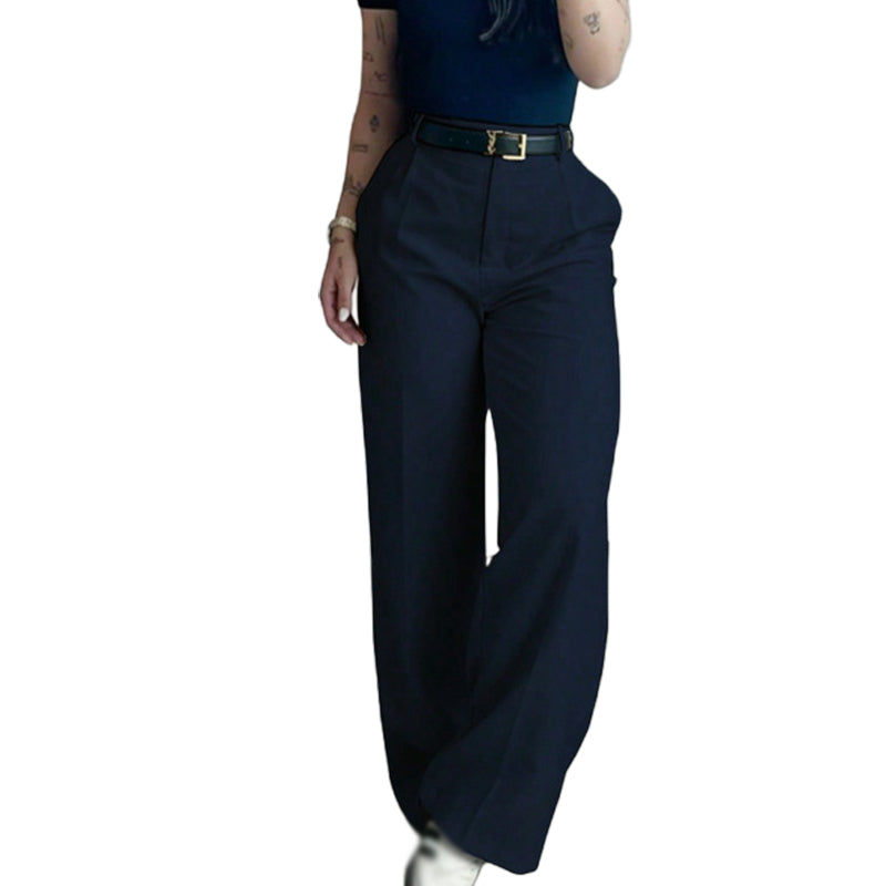 🎯 50%-Schnäppchen! Legere hochtaillierte Geradehose für Damen-19