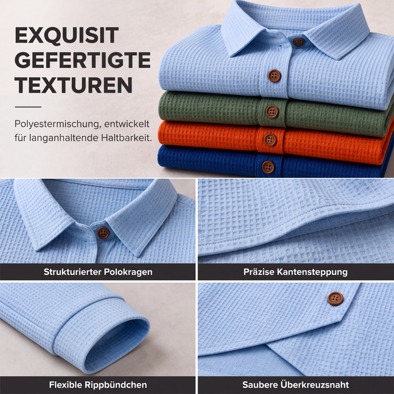 📢📢50%Rabatt!!!🎉✨Damen Strickoberteil mit Knöpfen und unregelmäßigem Saum-5