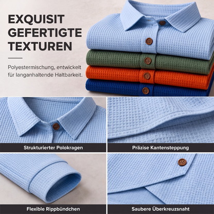 📢📢50%Rabatt!!!🎉✨Damen Strickoberteil mit Knöpfen und unregelmäßigem Saum-5