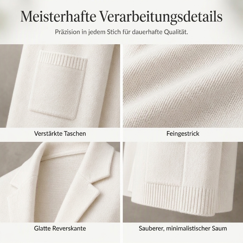 📢📢50%Rabatt!!!🎉✨Damen Strickcardigan mit Reverskragen-4