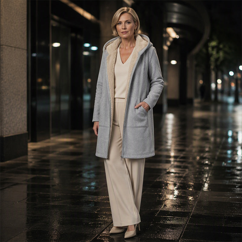 📢📢50%Rabatt!!!🎉✨Gemütliche, warme Damen-Freizeitjacke mit Kapuze-7