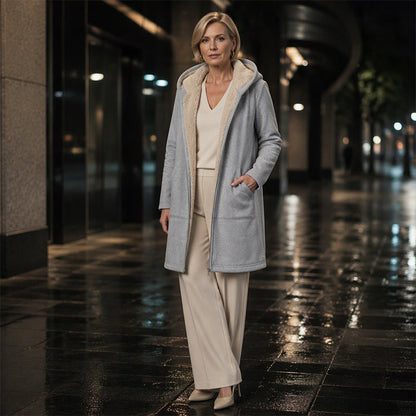📢📢50%Rabatt!!!🎉✨Gemütliche, warme Damen-Freizeitjacke mit Kapuze-7