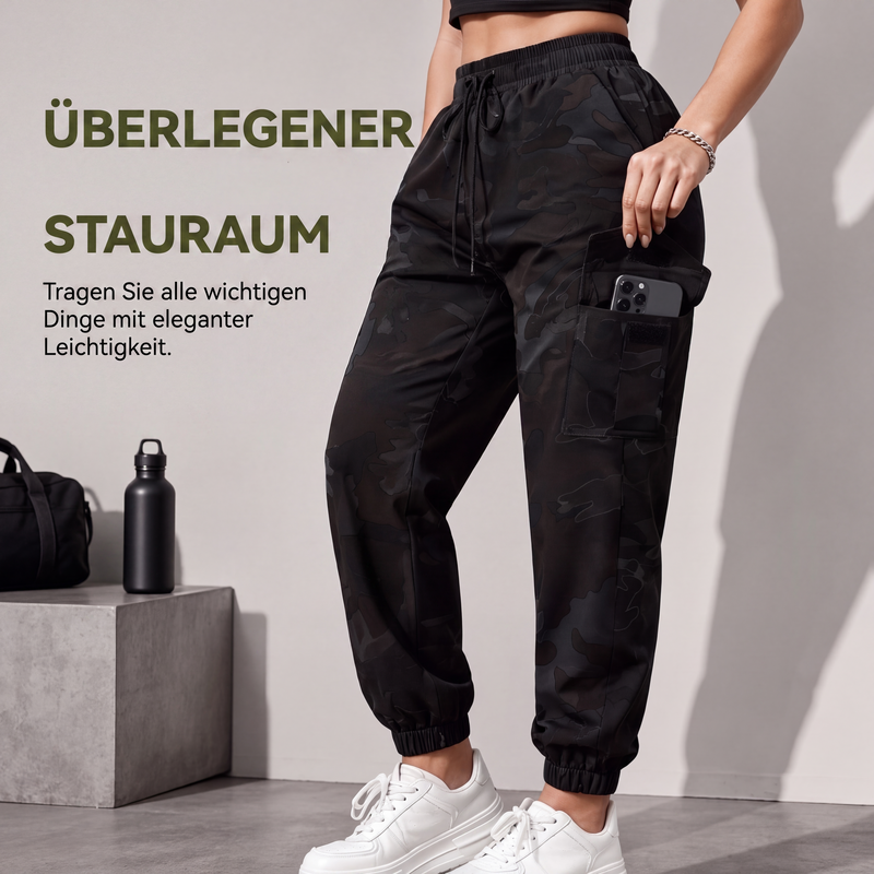 Damen Cargohosen Leichte Outdoor-Jogginghosen-3