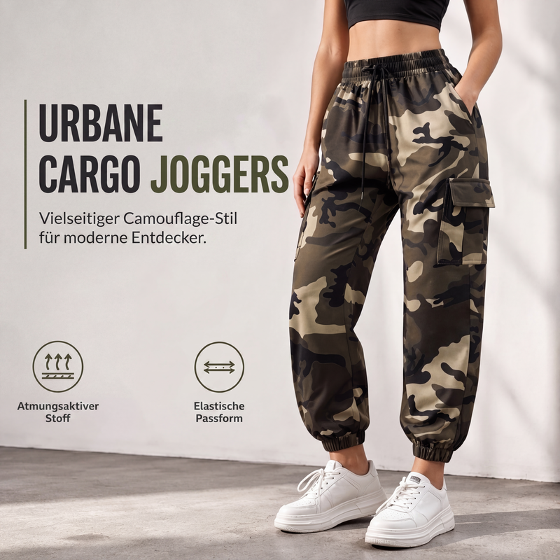 Damen Cargohosen Leichte Outdoor-Jogginghosen
