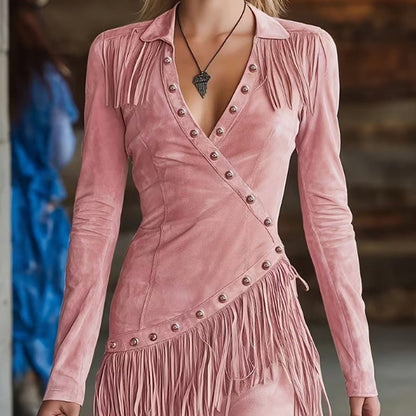 💎🔥 Jetzt im Trend – Eng anliegendes Fransenkleid – stylisch und bequem-13