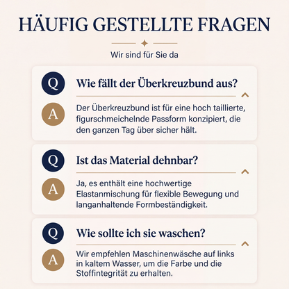 Taillenhohe asymmetrische Crossover-Jeans für Damen-6