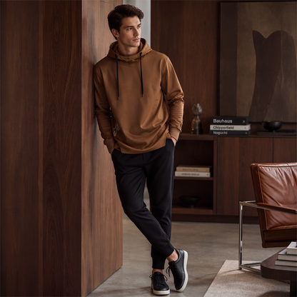 👕 50 % RABATT | Lässig, bequem & besonders – Herren Hoodie mit High-Low-Saum-4