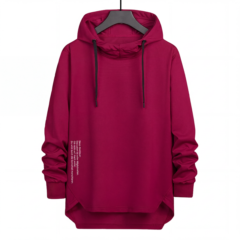 👕 50 % RABATT | Lässig, bequem & besonders – Herren Hoodie mit High-Low-Saum-16