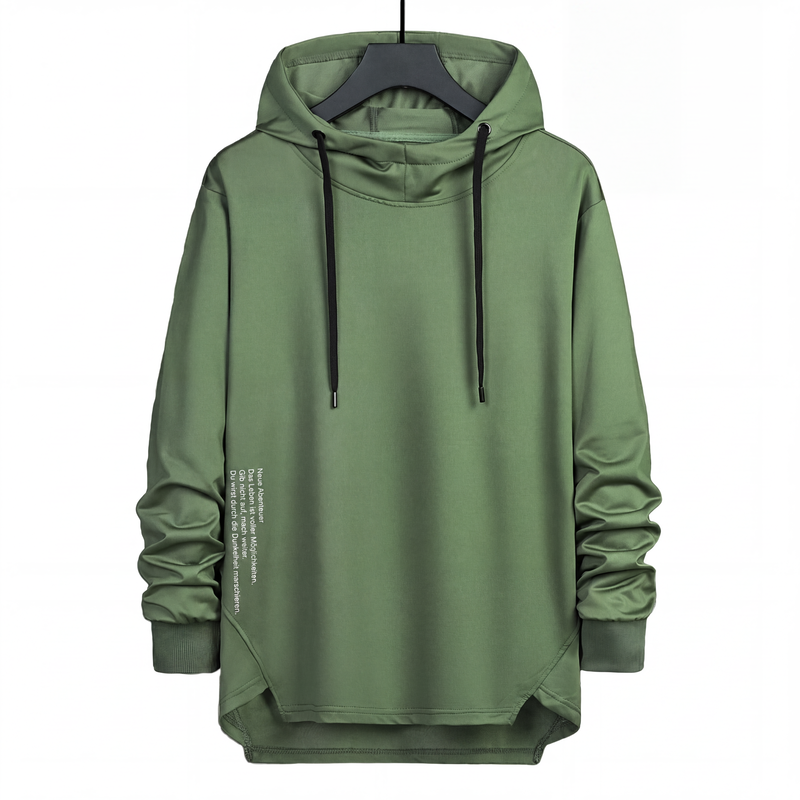 👕 50 % RABATT | Lässig, bequem & besonders – Herren Hoodie mit High-Low-Saum-12