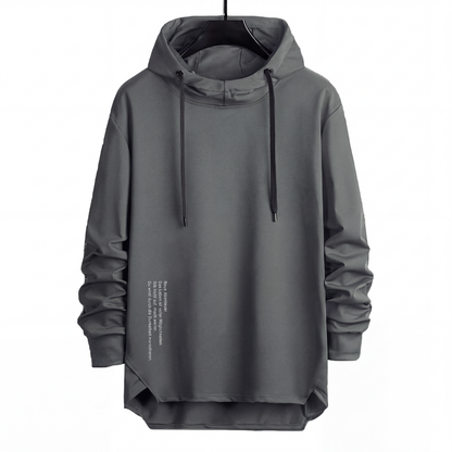 👕 50 % RABATT | Lässig, bequem & besonders – Herren Hoodie mit High-Low-Saum-17