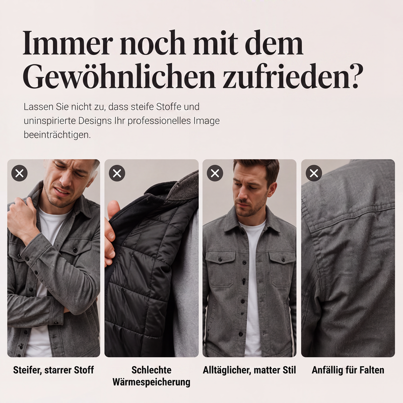 🎉Herbst-Special – 50 % Rabatt！🧥Herrenjacke aus Kunstwildleder mit Schachbrettmuster-1