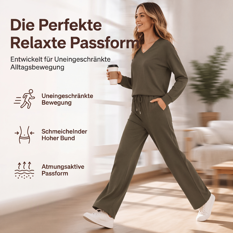 💎🌟 Top-bewertet – Strickset mit V-Ausschnitt – zeitlos und komfortabel-1