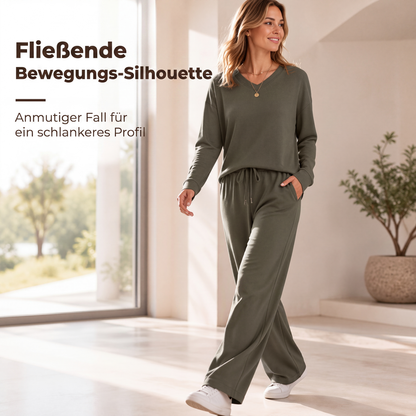 💎🌟 Top-bewertet – Strickset mit V-Ausschnitt – zeitlos und komfortabel-3