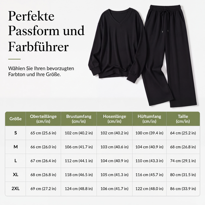 💎🌟 Top-bewertet – Strickset mit V-Ausschnitt – zeitlos und komfortabel-7