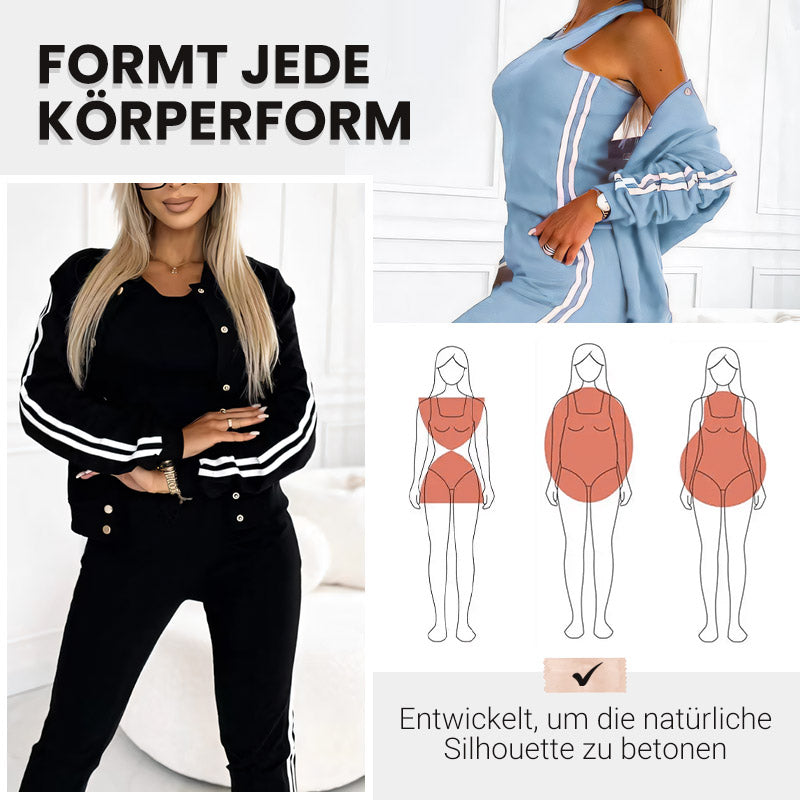 📢📢50%Rabatt!!!🎉✨Lässiges 3-teiliges Set für Damen - Jacke, Tanktop und Hose-3
