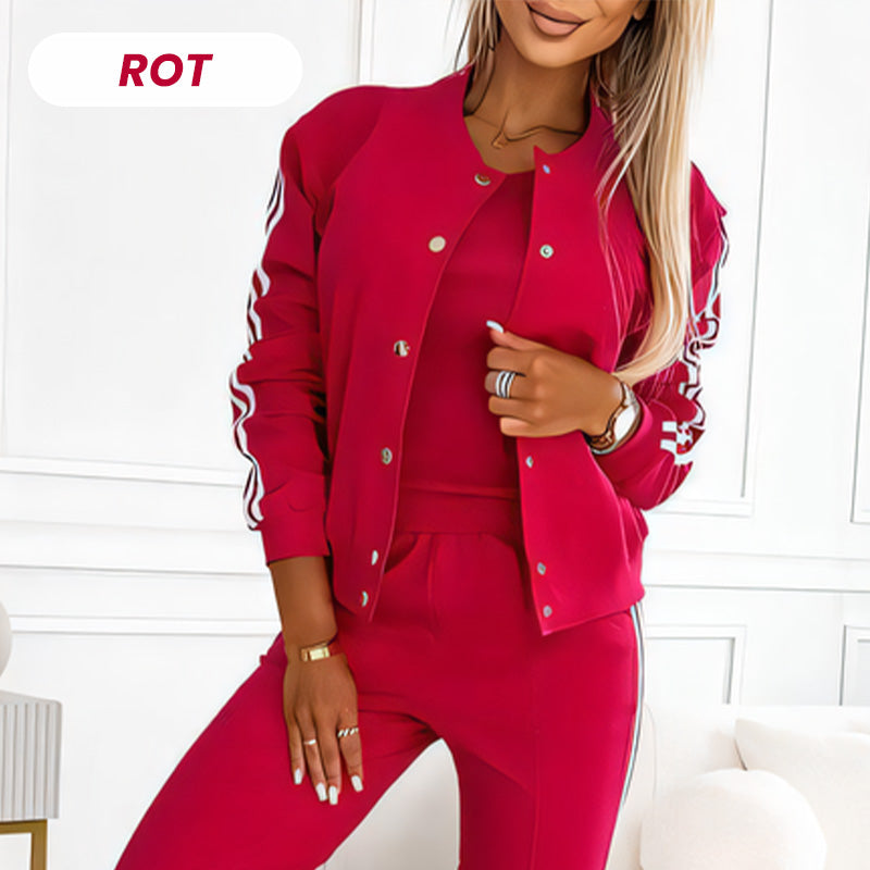📢📢50%Rabatt!!!🎉✨Lässiges 3-teiliges Set für Damen - Jacke, Tanktop und Hose-10