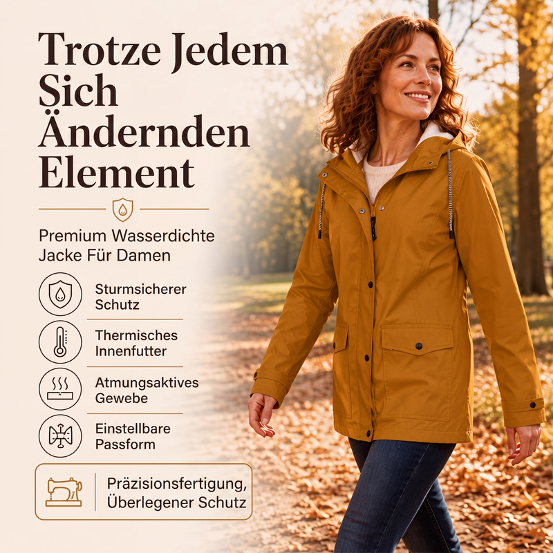 💎Neuheiten 🧥 Winddichte Jacke mit weichem Fleecefutter und Kapuze – für alle Wetterlagen