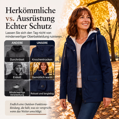 💎Neuheiten 🧥 Winddichte Jacke mit weichem Fleecefutter und Kapuze – für alle Wetterlagen-2