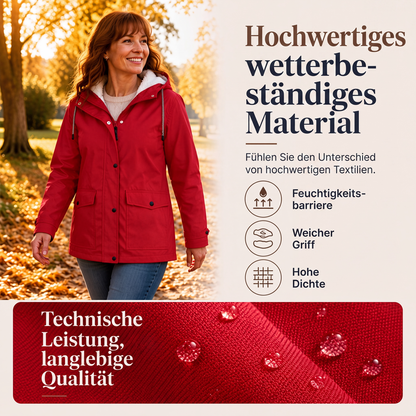 💎Neuheiten 🧥 Winddichte Jacke mit weichem Fleecefutter und Kapuze – für alle Wetterlagen-3
