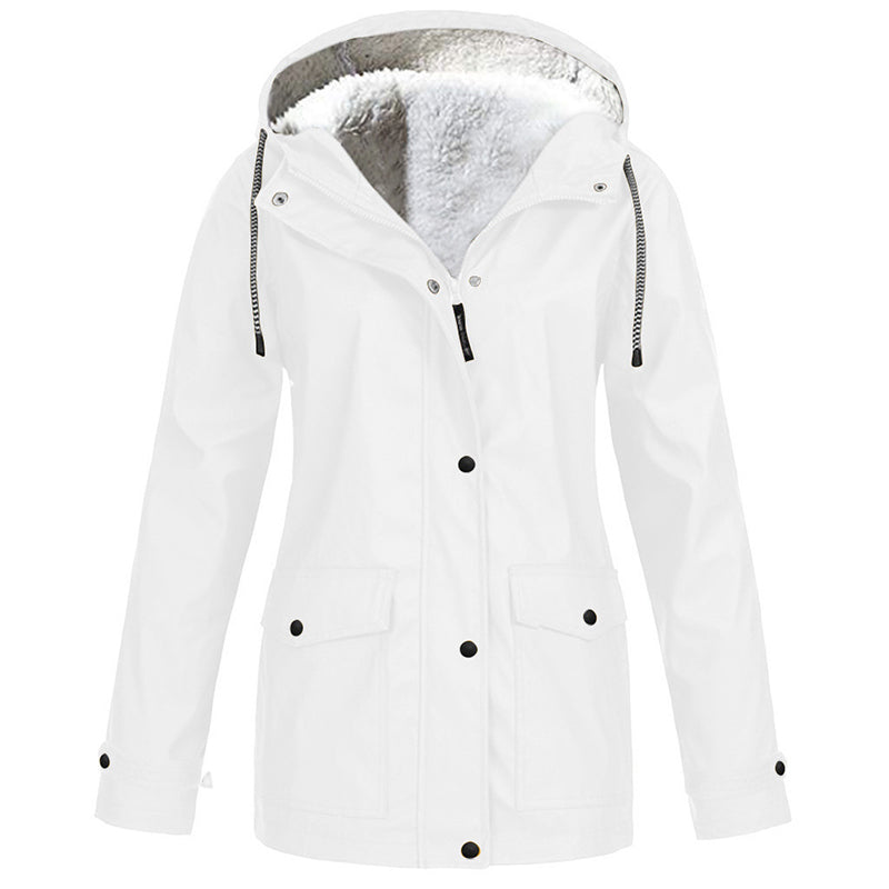 💎Neuheiten 🧥 Winddichte Jacke mit weichem Fleecefutter und Kapuze – für alle Wetterlagen-11