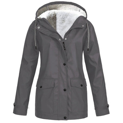 💎Neuheiten 🧥 Winddichte Jacke mit weichem Fleecefutter und Kapuze – für alle Wetterlagen-10