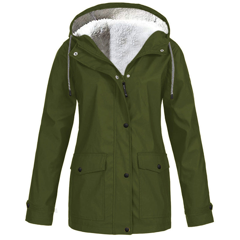 💎Neuheiten 🧥 Winddichte Jacke mit weichem Fleecefutter und Kapuze – für alle Wetterlagen-14
